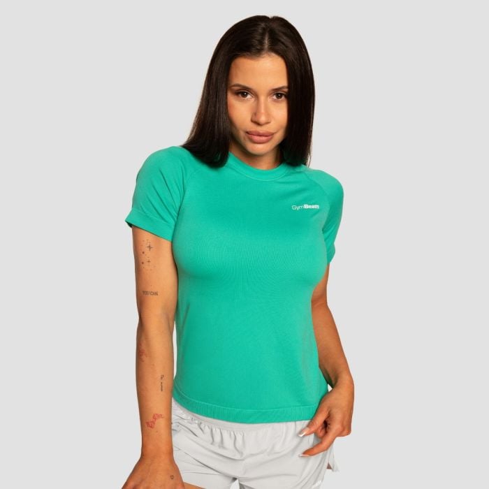 Women‘s Pulse X Running T-shirt Green - GymBeam M
