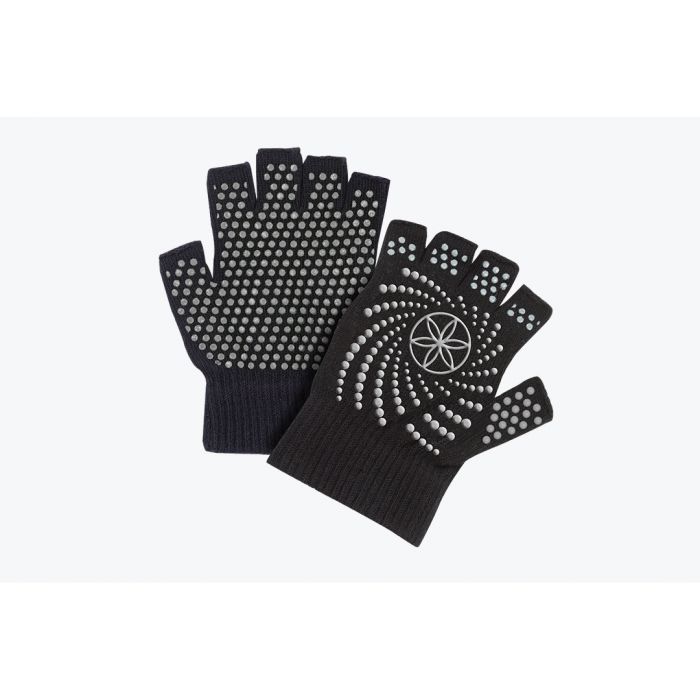 Grippy Yoga Handschuhe schwarz - GAIAM