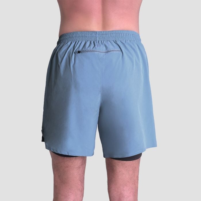 2in1 Shorts Essence Blue - GymBeam XL