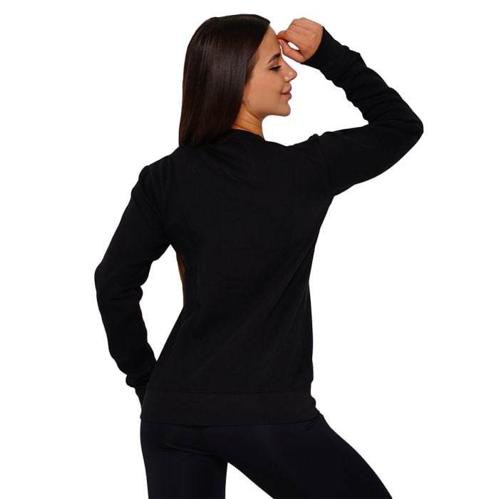 Basic-Pullover für Frauen Black - GymBeam S
