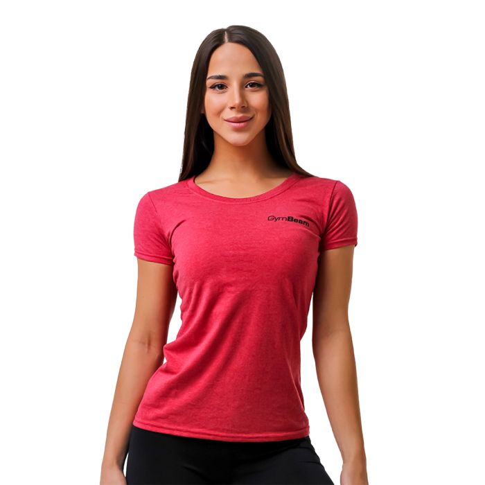 T-Shirt für Frauen Basic Vintage Red - GymBeam M