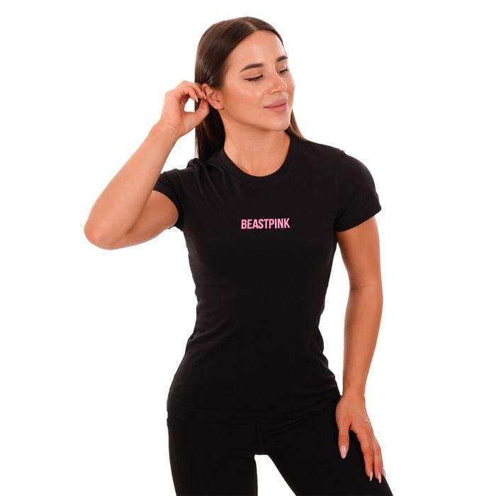 Daily T-Shirt für Frauen in Black - BeastPink L