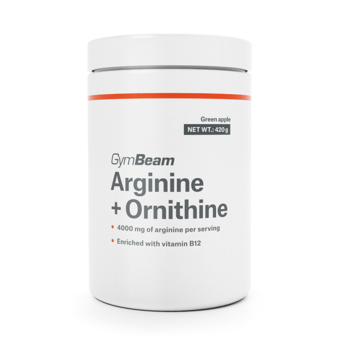 Arginin + Ornithin - GymBeam 420 g - Zitrone Limette