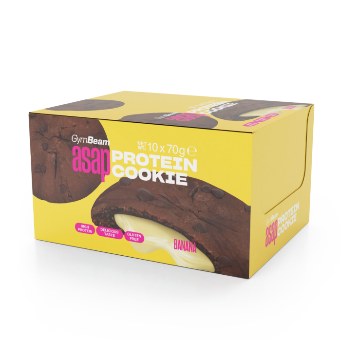 ASAP Protein Cookie - GymBeam 70 g - dreifache Schokolade