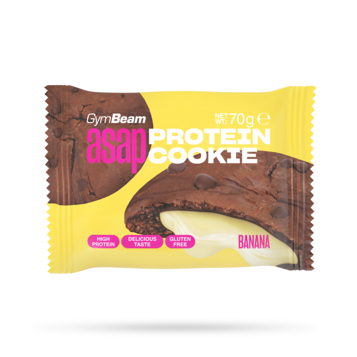 ASAP Protein Cookie - GymBeam 70 g - dreifache Schokolade