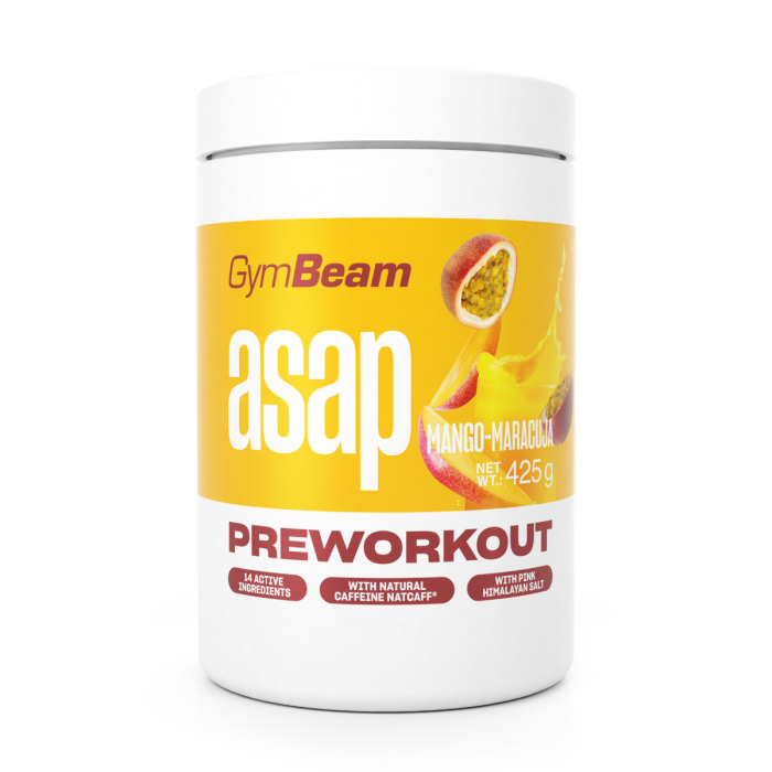 ASAP Pre-Workout - Gymbeam 425 g - strawberry-kiwi