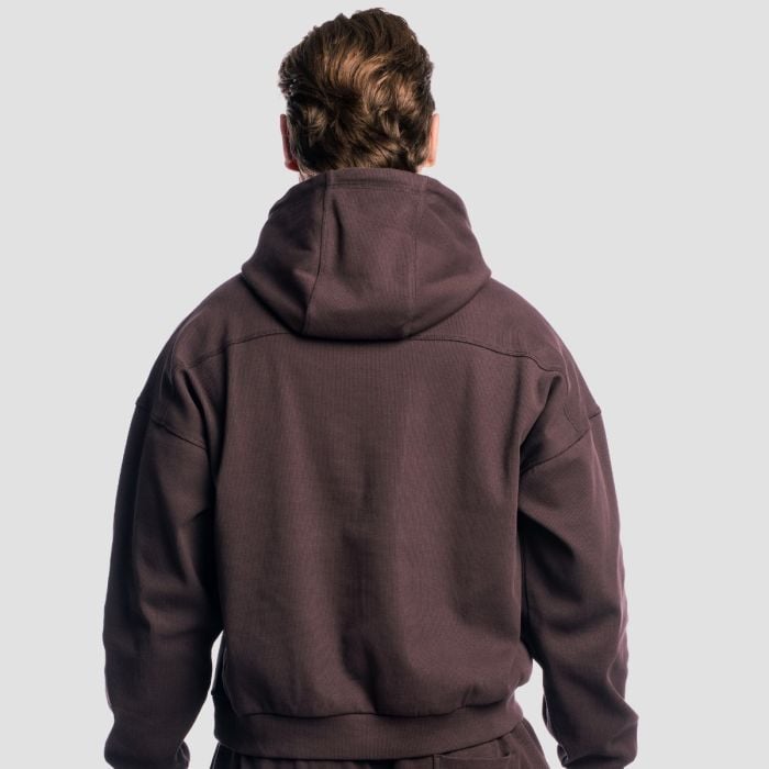 Aura Hoodie Tee Brown - GymBeam L