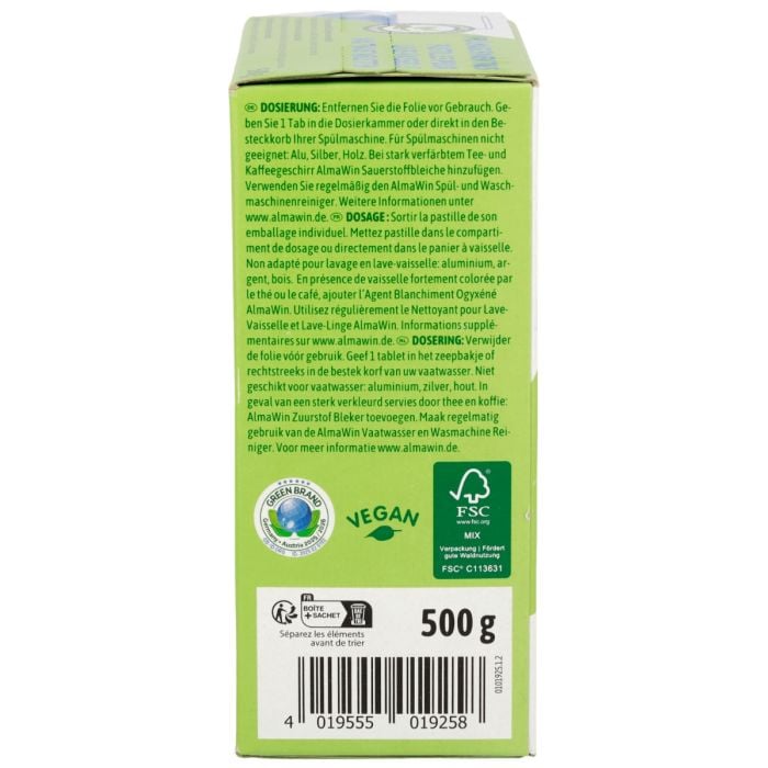 Dishwasher Tabs - AlmaWin 0.5 kg single_variant