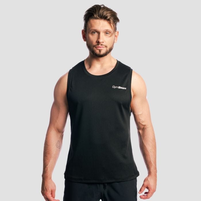 Base Mesh Tanktop Black - GymBeam L