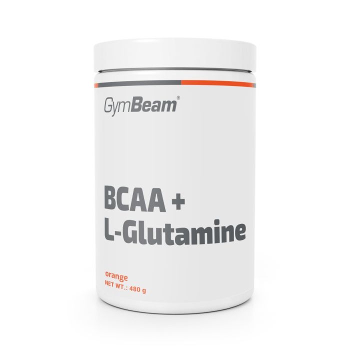 BCAA + L-Glutamine - GymBeam 480 g - lemon-lime