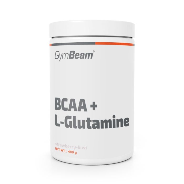 BCAA + L-Glutamine - GymBeam 480 g - lemon-lime
