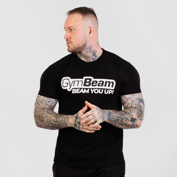 Beam T-Shirt Black - GymBeam L