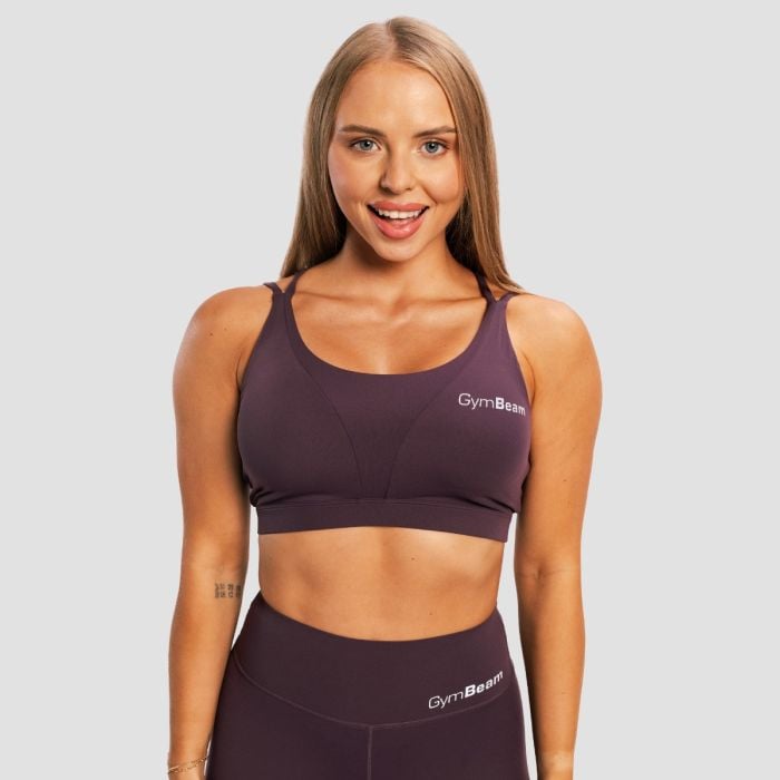 BEAT Sports Bra Berrywood - GymBeam L