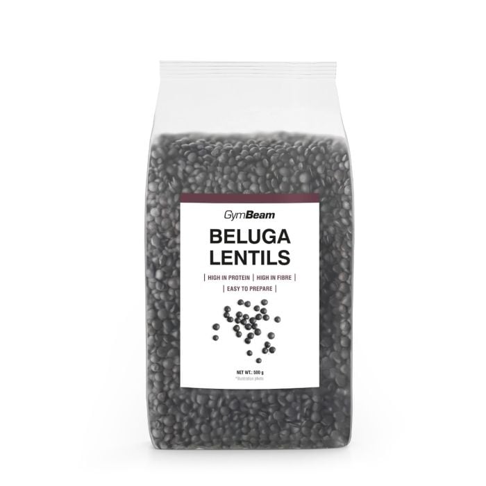 Beluga lentils - GymBeam 500 g