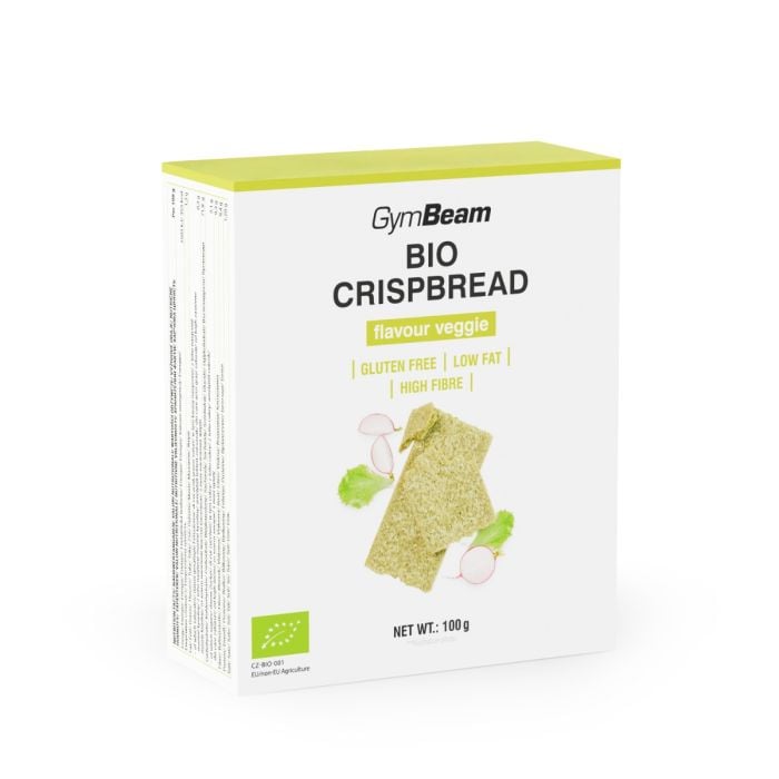 BIO Crispbread - GymBeam 100 g - veggie