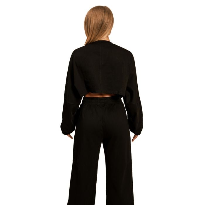 Bliss Cropped Sweatshirt für Frauen in Black - BeastPink S