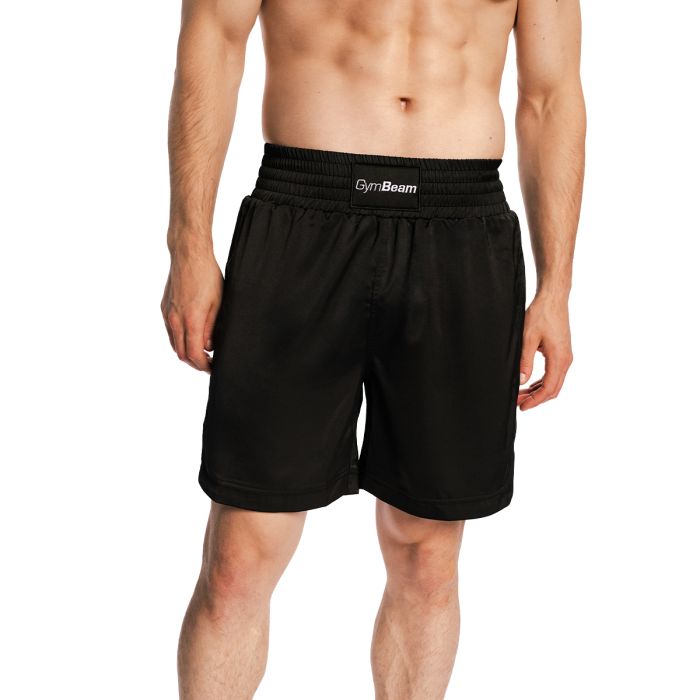 Combat Boxing Shorts Black - GymBeam XL