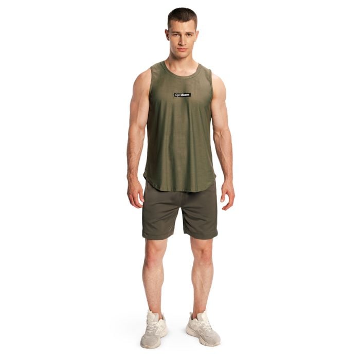 Combat Boxing Shorts Olive Grey - GymBeam XL