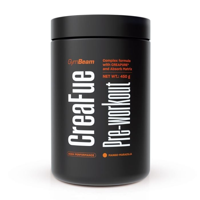 CreaFue Pre-workout - GymBeam 450 g - lemon lime
