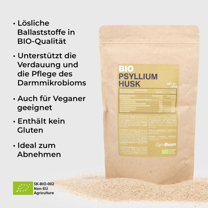 BIO Flohsamen - GymBeam 300 g