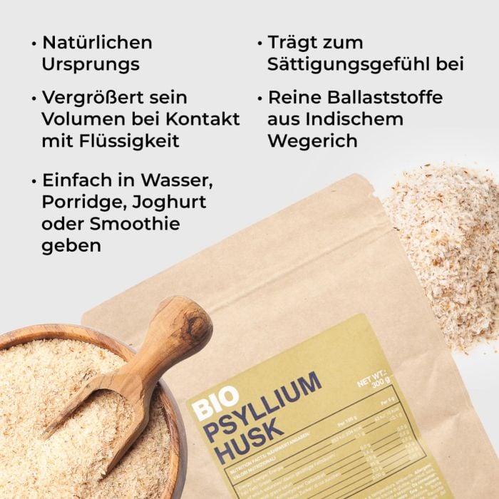 BIO Flohsamen - GymBeam 300 g