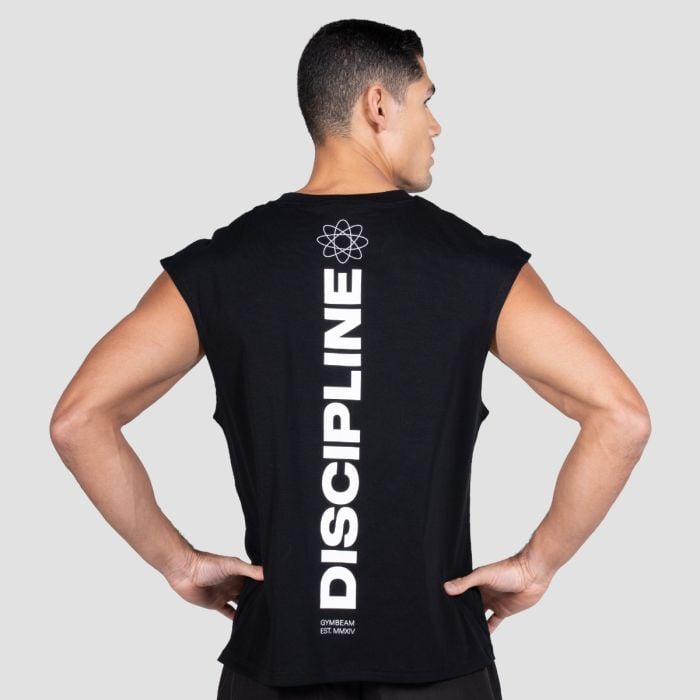 Discipline Tanktop Black - GymBeam XL