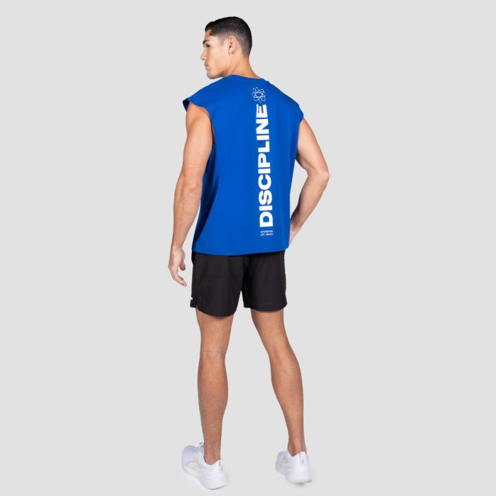 Discipline Tanktop Blue - GymBeam XXL