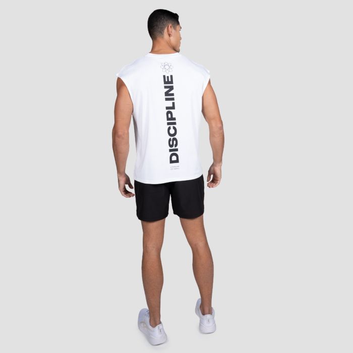 Discipline Tanktop White - GymBeam M