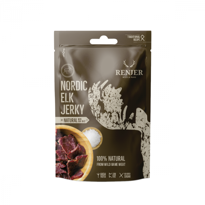 Getrocknetes Elchfleisch Elk Jerky - Renjer