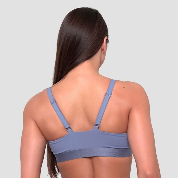 Essence String Sports Bra Denim Blue - GymBeam S