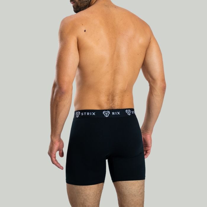 Essential Boxershorts für Männer 2er-Pack in Black - STRIX L