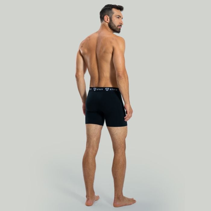 Essential Boxershorts für Männer 2er-Pack in Black - STRIX L