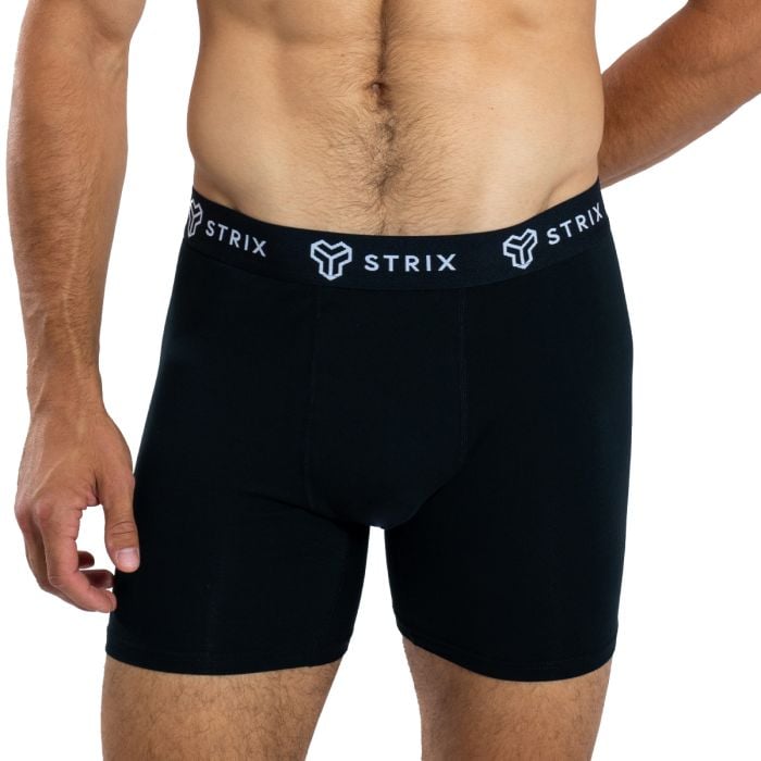 Essential Boxershorts für Männer 2er-Pack in Black - STRIX L