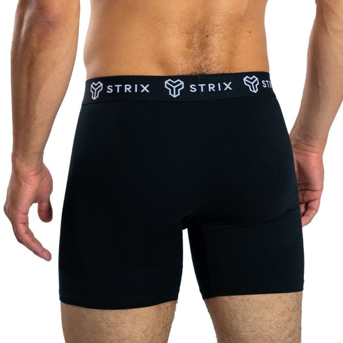 Essential Boxershorts für Männer 2er-Pack in Black - STRIX L