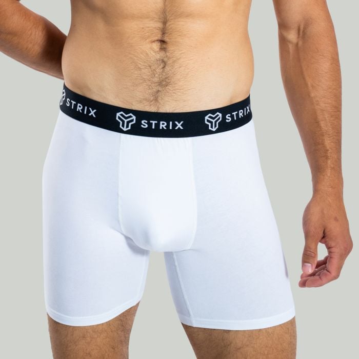 Essential Boxershorts für Männer 2er-Pack in White - STRIX L