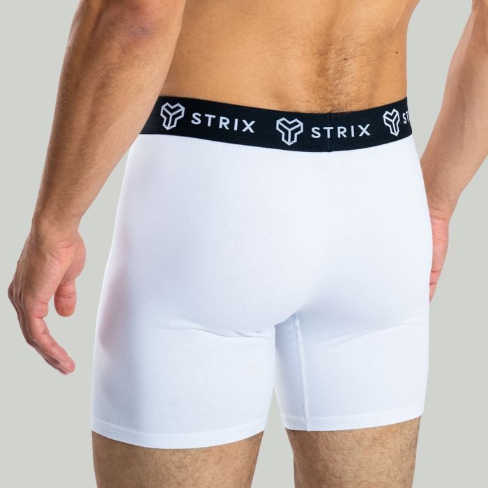 Essential Boxershorts für Männer 2er-Pack in White - STRIX L
