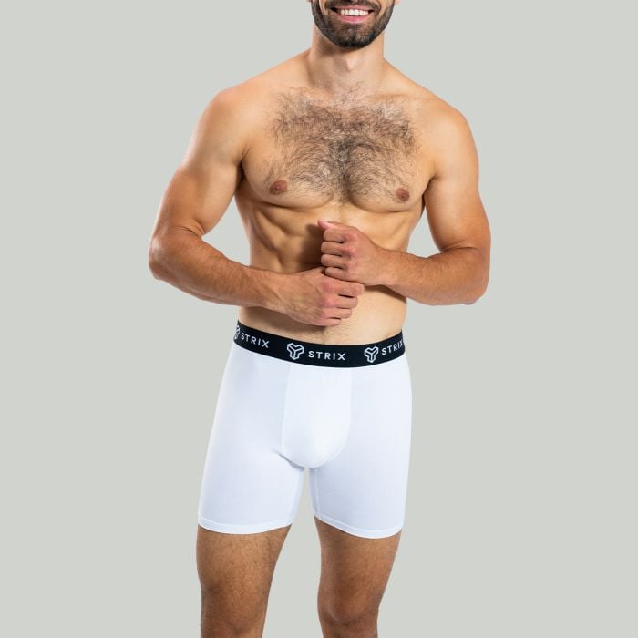 Essential Boxershorts für Männer 2er-Pack in White - STRIX L