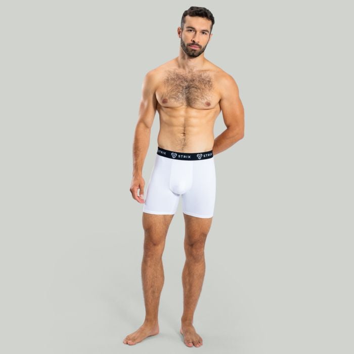 Essential Boxershorts für Männer 2er-Pack in White - STRIX L