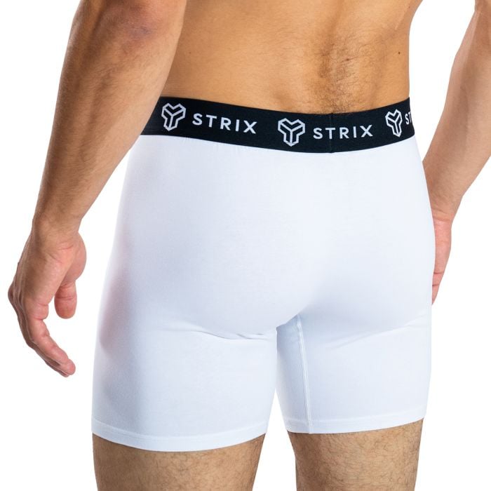 Essential Boxershorts für Männer 2er-Pack in White - STRIX L