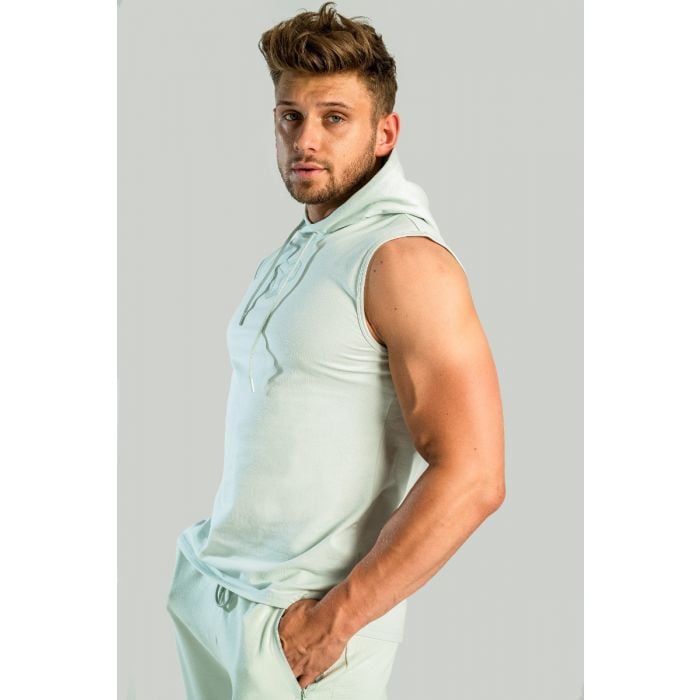 Essential Hoodie Tank-Top in Moon Grey - STRIX XL
