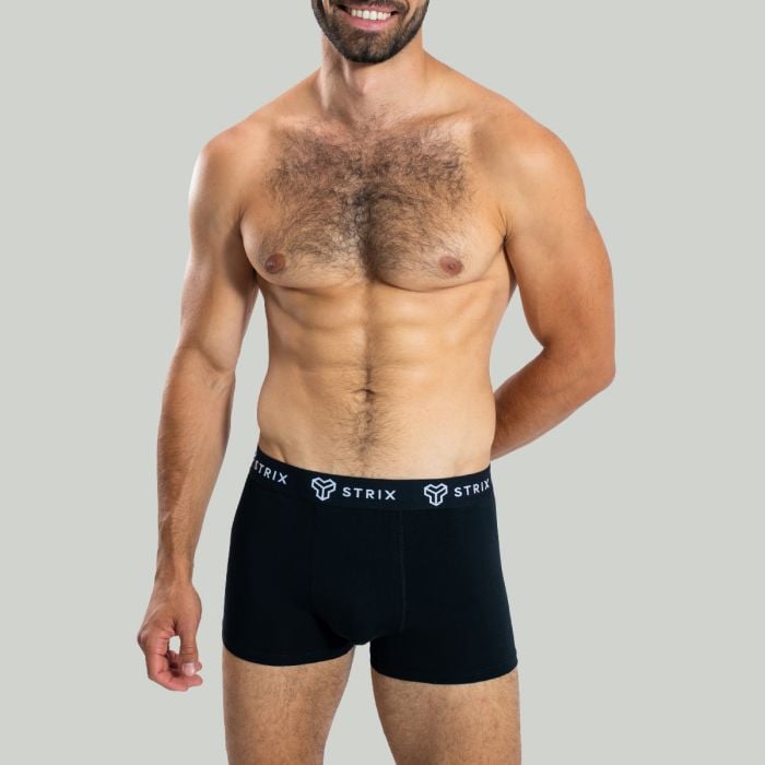 Essential Trunks Boxershorts für Männer 2er-Pack in Black - STRIX L