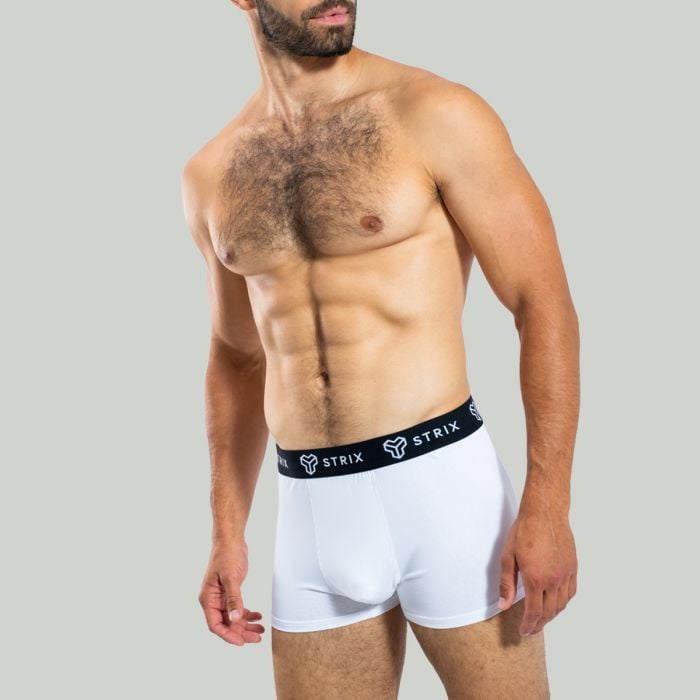 Essential Trunks Boxershorts für Männer 2er-Pack in White - STRIX L