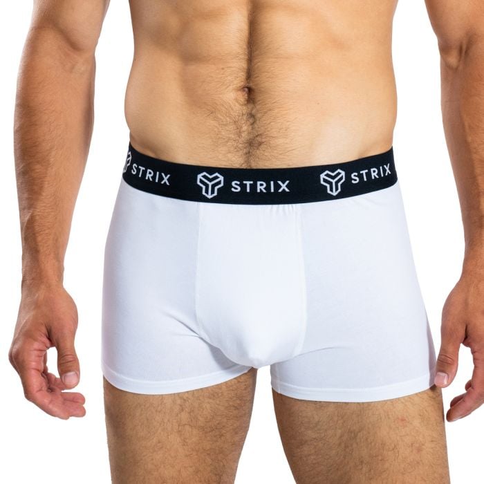 Essential Trunks Boxershorts für Männer 2er-Pack in White - STRIX L