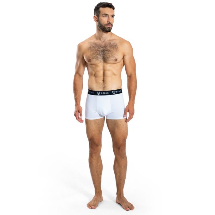 Essential Trunks Boxershorts für Männer 2er-Pack in White - STRIX L