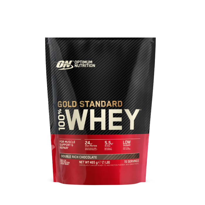 100% Whey Gold Standard - Optimum Nutrition 450 g - doppelt reichhaltige Schokolade