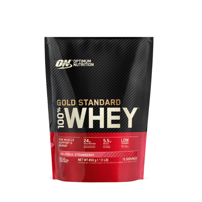 100% Whey Gold Standard - Optimum Nutrition 450 g - Erdbeere