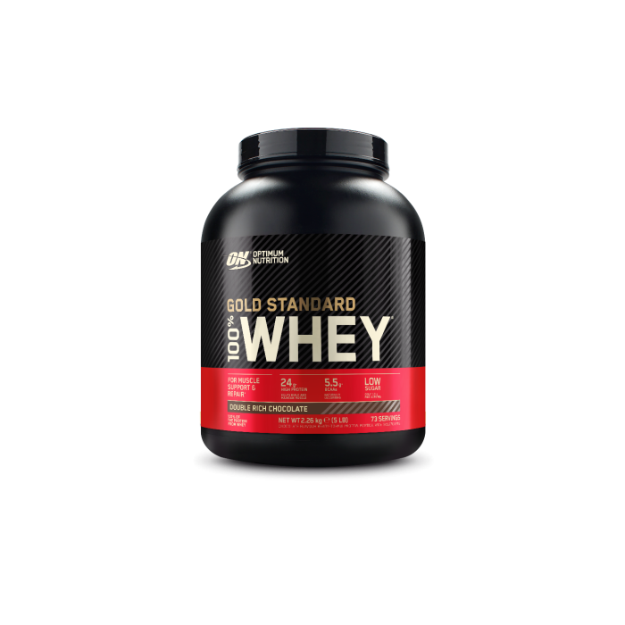 100% Whey Gold Standard - Optimum Nutrition 2250 g - doppelt reichhaltige Schokolade