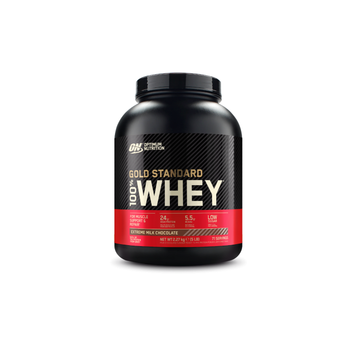 100% Whey Gold Standard - Optimum Nutrition 2250 g - extra Milchschokolade