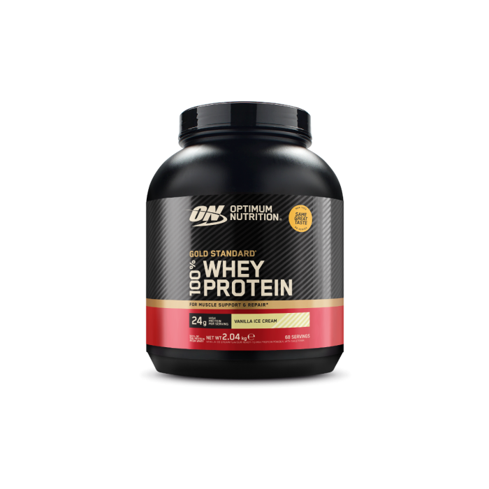 Proteín 100% Whey Gold Standard - Optimum Nutrition 2040 g - vanilla ice cream