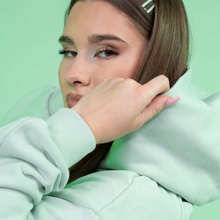 Women‘s Mochi Cropped Hoodie Green - GymBeam L